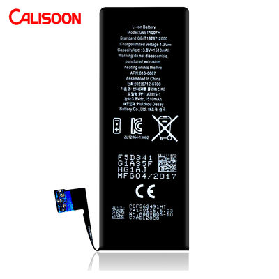 Slim Design Lithium-Ionen-Batterie für Iphone 6 Weiß Ausgang 5V 6.2x2.9x0.2cm